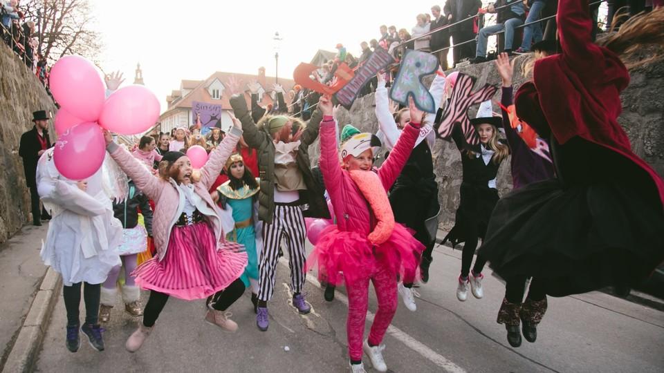 Kamniški karneval je popestrila tudi nekdanja tovorna ladja Kamnik