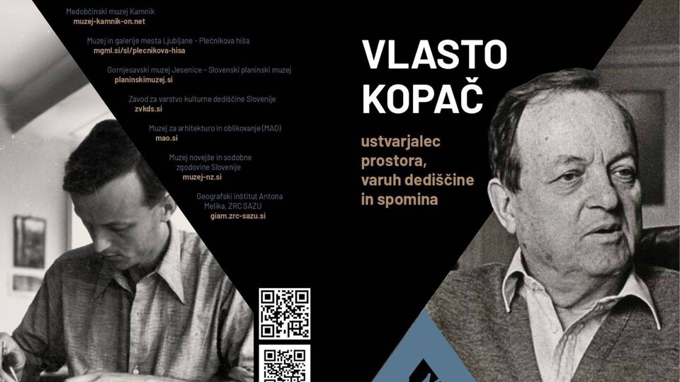 Naslovna fotografija za: Vlasto Kopač – ustvarjalec prostora, varuh dediščine in spomina