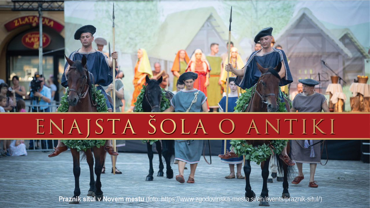 Enaksta šola o antiki z ddr. Vereno Perko in mag Bredo Podbrežnik Vukmir